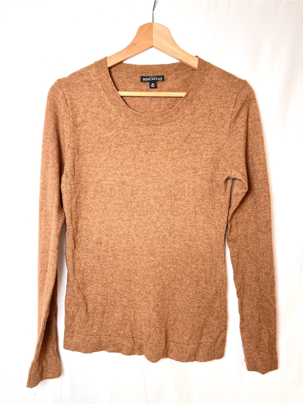 J.Crew Mercantile Camel Crewneck Sweater
